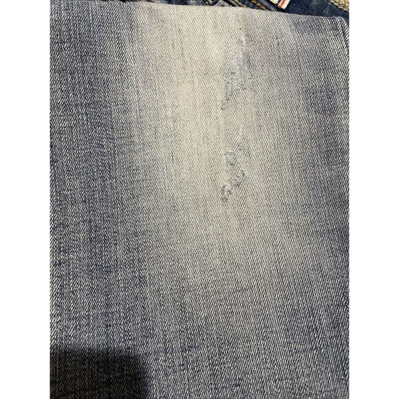 Departwest Buckle Mens Jeans Trouper Straight Leg Denim Size 31x32R Light Wash - Picture 5 of 14